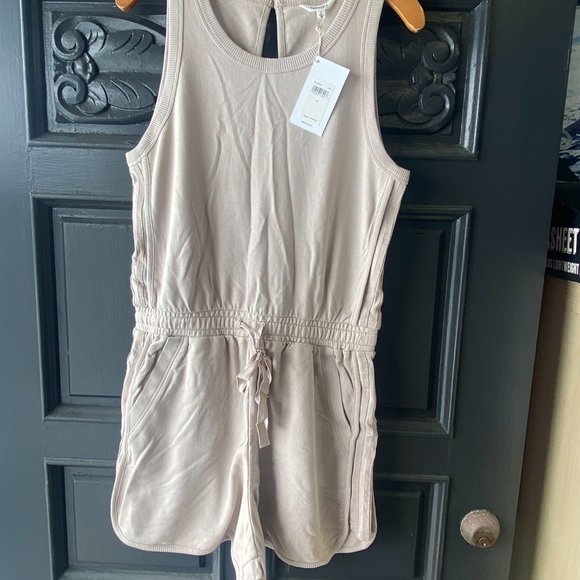 Splendid Felice Romper Jumpsuit New w/ Tags Beige - Picture 4 of 4